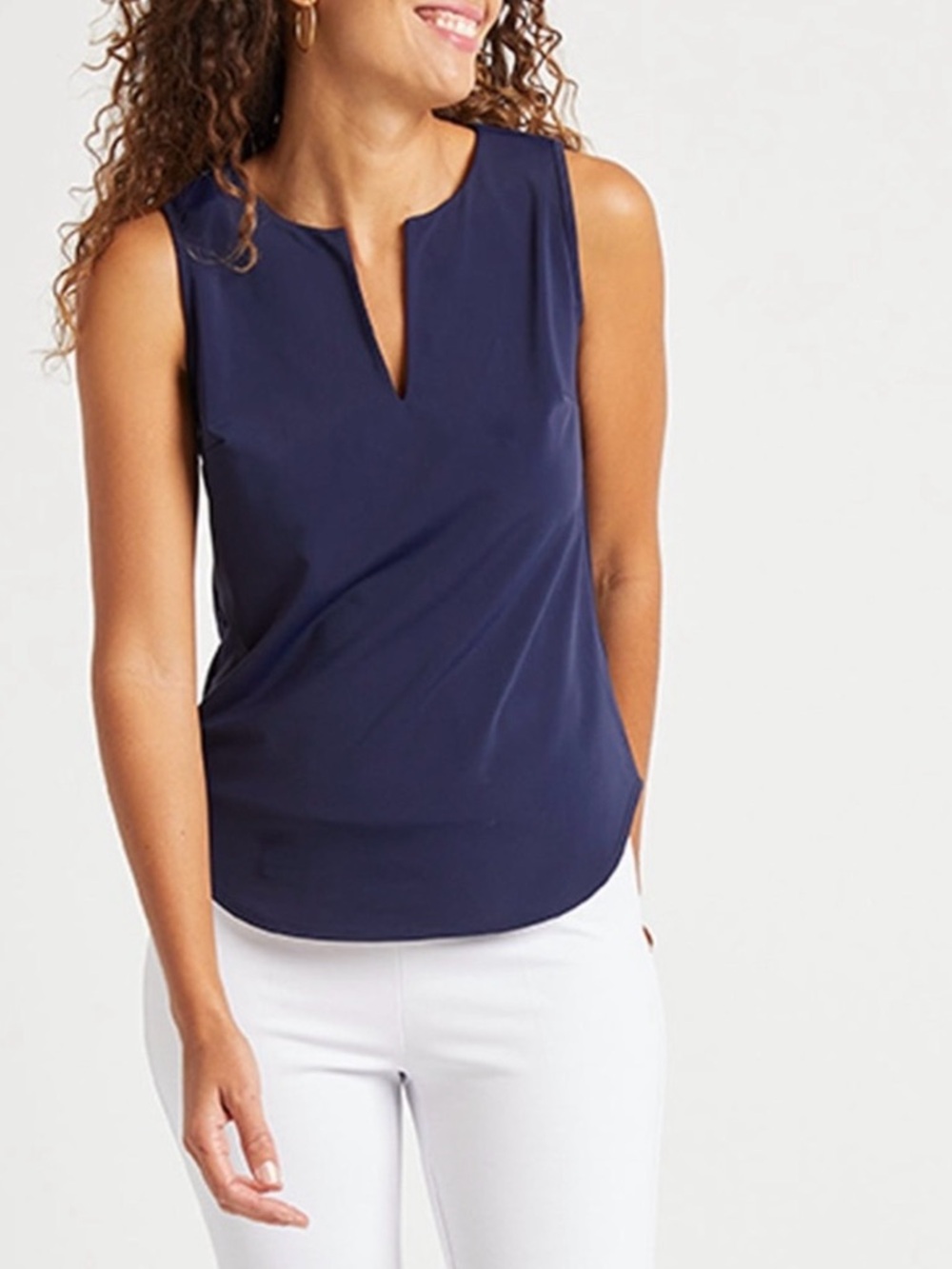 Jude Connally Ali Top Just Cloth Navy Size Medium